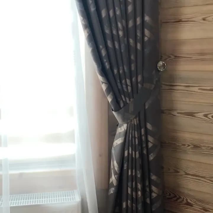 Штори та тюль, Вітальня, Суми — Штори у вітальні, пошиті в ательє «Бостон»